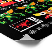 Kein Cookie nach Mitternacht glücklich Neues Jahr  Poster (Ecke)