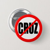 "KEIN CRUZ" 2,25 Zoll Button (Vorne & Hinten)