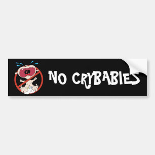 Kein Crybabys-Autoaufkleber Autoaufkleber