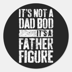 Kein Dad Bod Ein Vater Figur Shirt Vatertag Runder Aufkleber