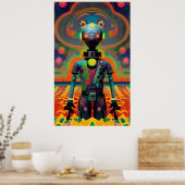 Kein Dampf für Cyborg Willie Ken Gage Art Poster (Küche)