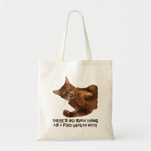 Kein Declaw Kitty-Budget-Taschen-Tasche Tragetasche (Vorne)