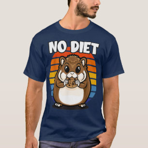 Kein Diäthamster isst ein Cookie für die Guinea vo T-Shirt