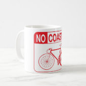 KEIN DIE KÜSTE ENTLANGFAHREN KAFFEETASSE (Vorderseite Links)