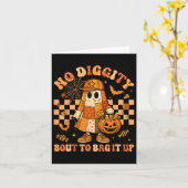 Kein Digity-Bout, um das Ghost-Pumpkin-Patchwork z Karte (Gelbe Blume)