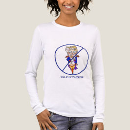 Kein Diktatoren Langarm Tri-Blend Shirt