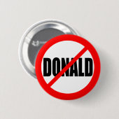 "KEIN DONALD " BUTTON (Vorne & Hinten)