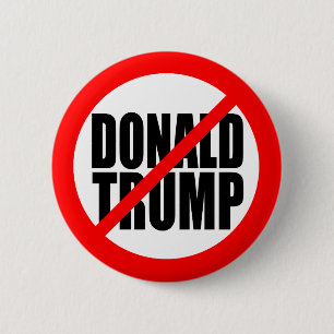 "KEIN DONALD TRUMP " BUTTON
