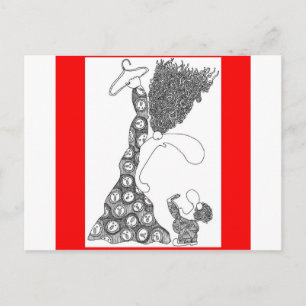 Kein Drahthänger! Postkarte