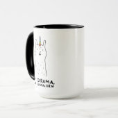Kein Drama bin ich ein Llamacorn Tasse (Vorderseite Links)