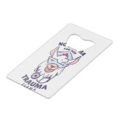 KEIN DRAMA FÜR DIESE TRAUMLAMA GELDBEUTEL FLASCHENÖFFNER (Vorderseite Schrägansicht)