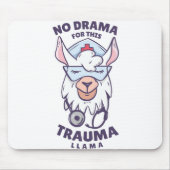 KEIN DRAMA FÜR DIESE TRAUMLAMA MOUSEPAD (Vorne)
