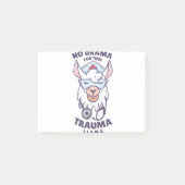 KEIN DRAMA FÜR DIESE TRAUMLAMA POST-IT KLEBEZETTEL (Vorderseite)