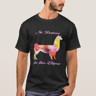 Kein Drama für dieses Lama  Cute Colorful T-Shirt