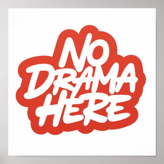 Kein Drama hier Poster (Vorne)