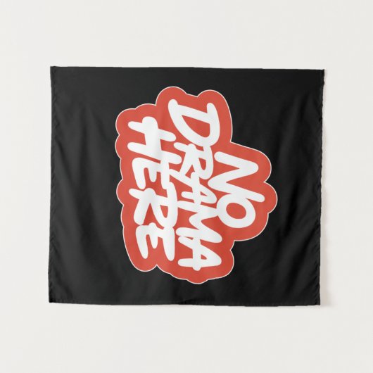 Kein Drama hier Wandteppich (Vorderseite (Horizontal))