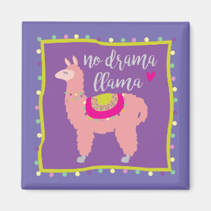 Kein Drama-Lama-Magnet Magnet