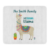 Kein Drama-Lama Personnalised Schneidebrett (Vorderseite)