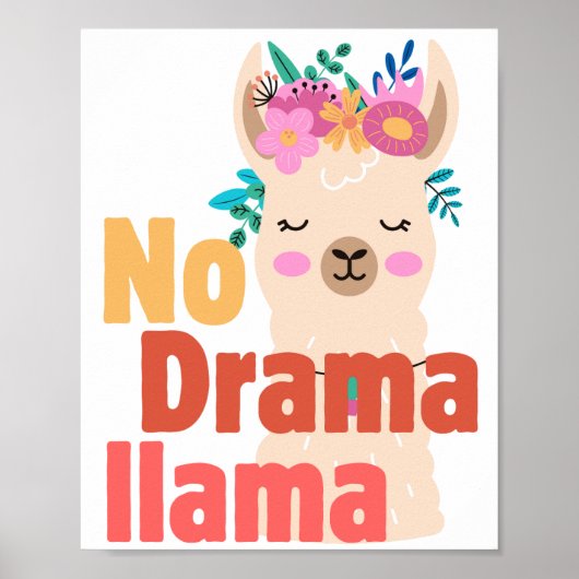 kein Drama-Lama-Poster Poster (Vorne)