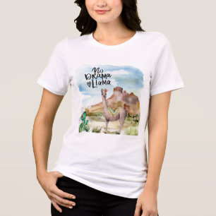 Kein Drama Lama  Tri-Blend Shirt