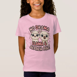 Kein Drama Llama & Alpaca Pal Niedliches Design T-Shirt