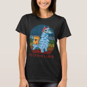 Kein Drama Llama Alpaca Retro Vintag für Tiere T-Shirt
