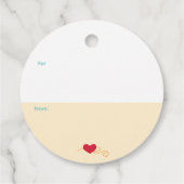 Kein Drama Llama (Warm) Aquamarin Geschenkanhänger (Rückseite)