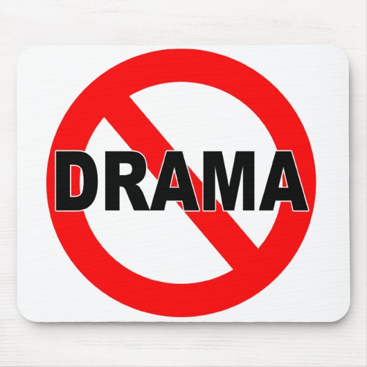 Kein Drama (Mousepad) Mousepad (Vorne)