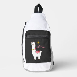 kein Drama, nur ein Lama Crossbody Bag