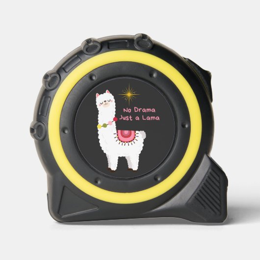 kein Drama, nur ein Lama Maßband (Vorderseite)