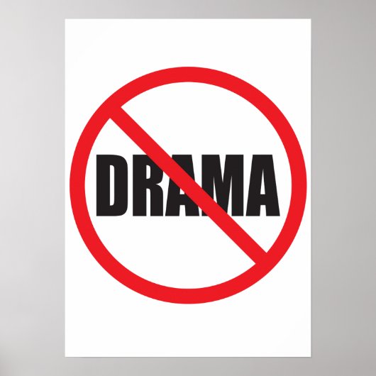 Kein Drama Poster (Vorne)