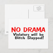 Kein Drama Postkarte (Vorne/Hinten)