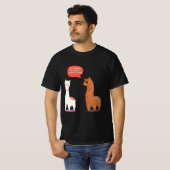 Kein Drama schöner Llama lustiger Alpaca T - Shirt (Vorne ganz)