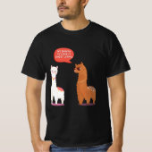 Kein Drama schöner Llama lustiger Alpaca T - Shirt (Vorderseite)