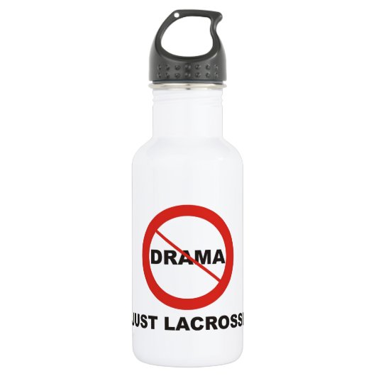 Kein Dramagerade Lacrosse Edelstahlflasche (Vorderseite)