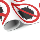 KEIN Durian-tropische Frucht ⚠ thailändisches Geschenkpapier (Rolleneckpunkt)