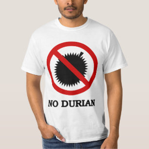 KEIN Durian-tropische Frucht-Zeichen T-Shirt