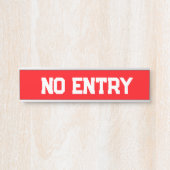 KEIN EINTRAG TÜRSCHILD (Vorderseite )