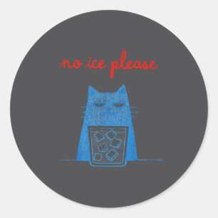 Kein Eis Bitte Katze Abschaffen Chinga La Migra Me Runder Aufkleber