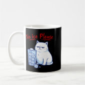 Kein Eis bitte lustige Katze gegen Eis chinga la m Kaffeetasse (Links)