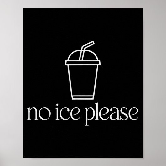 Kein Eis bitte Poster (Vorne)