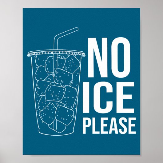Kein Eis bitte Poster (Vorne)