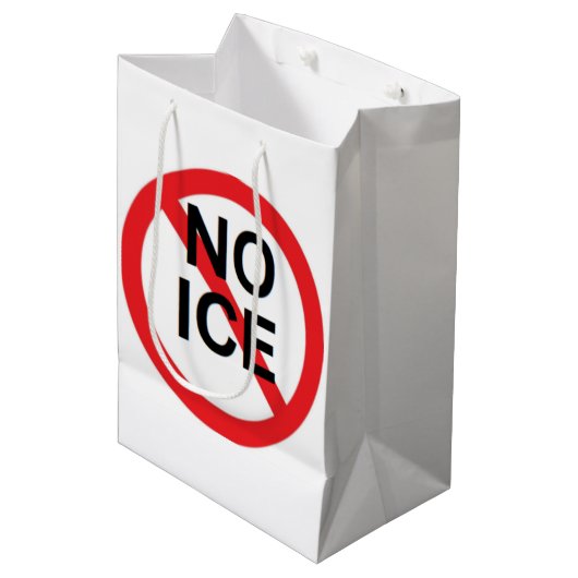 KEIN EIS MITTLERE GESCHENKTÜTE (Vorderseite Schrägansicht)