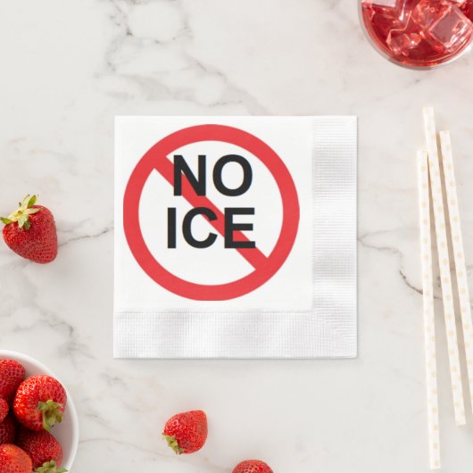 KEIN EIS SERVIETTE (Beispiel)