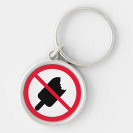 Kein Eiscreme-Zeichen | Premium-Schlüsselanhänger Schlüsselanhänger