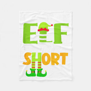 Kein Elf, sondern klein, lustiges Weihnachten, kle Fleecedecke