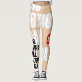 Kein emotionales Unbehagen Keine Änderung Leggings (Vorderseite)