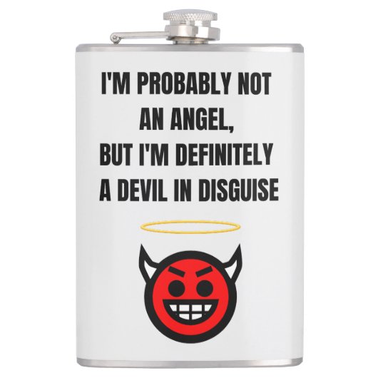 Kein Engel Flachmann (Vorderseite)