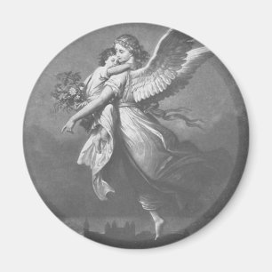 "Kein Engel war auf der grünen Erde." Magnet