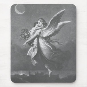 "Kein Engel war auf der grünen Erde." Mousepad